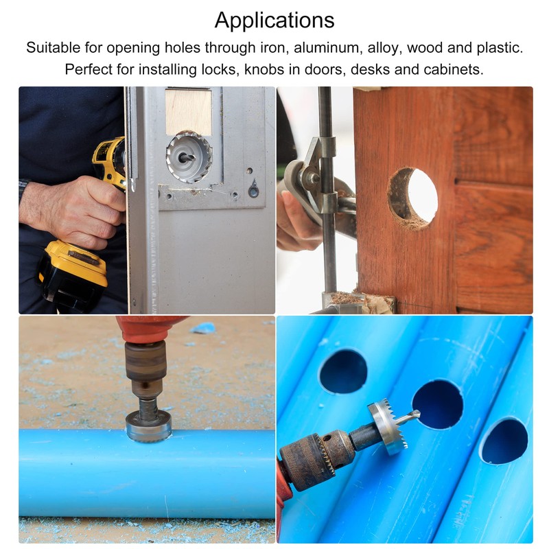 sourcingmap 12mm HSS Drill Bit Hole Saw for Stainless Steel