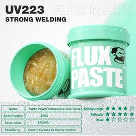 MECHANIC UV223 100G Lead-Free Solder Paste Flux No-Clean Welding Flux for SMD PCB BGA Rework Soldering Repair Tool