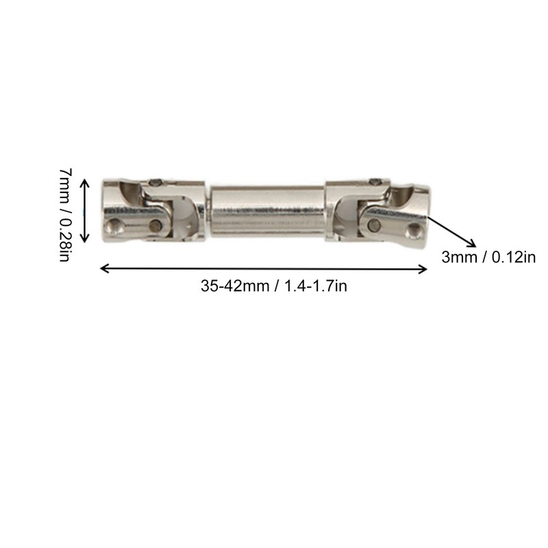 RC Middle Drive Shaft Replacement Adjustable Steel Transmission Shaft for