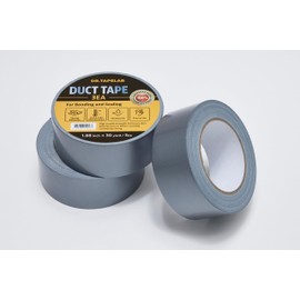 Duct Tape Heavy Duty,Sealing and Patching,Air Ducts,Metal Repair Tape, Foamboard,Craft Tape, Insulation,Boxing, Bundling and More,Waterpoof,1-Pack 1.88 Inch x 30 Yard, Silver, Grey, Gray (3)