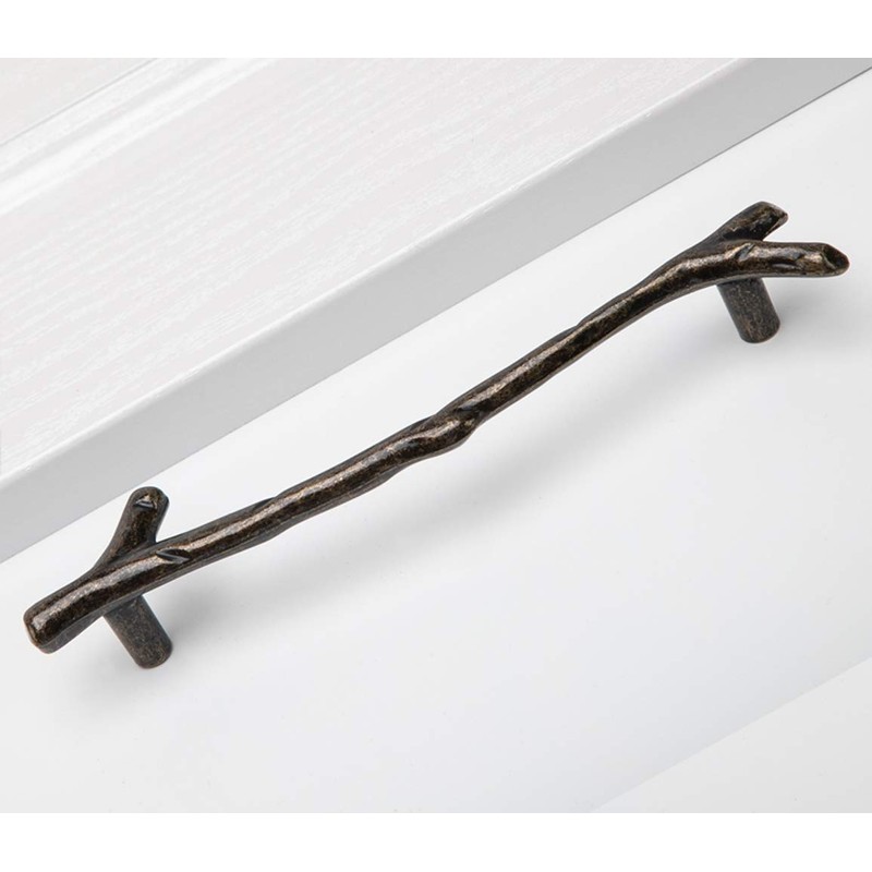 10 Pack Bronze Twig Pulls Branch Zinc Alloy Decorative Cabinet