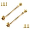 TERF® 200mm Heavy Duty Polished Brass Cabin Door Hook and