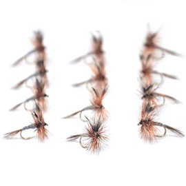 Outdoor Planet 12 Adams Dry Fly Fishing Flies Trout Flies Lure Assortment for Trout