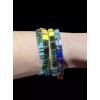 Boho Miyuki Tila bracelet boho Japanese glass tile stackable minimal
