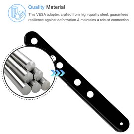 IFCASE Steel Adapter Bracket Convert for Screens 32 to 55 inch LCD LED TV VESA 200x200mm to VESA 400x400mm and 300x300mm (2.0)