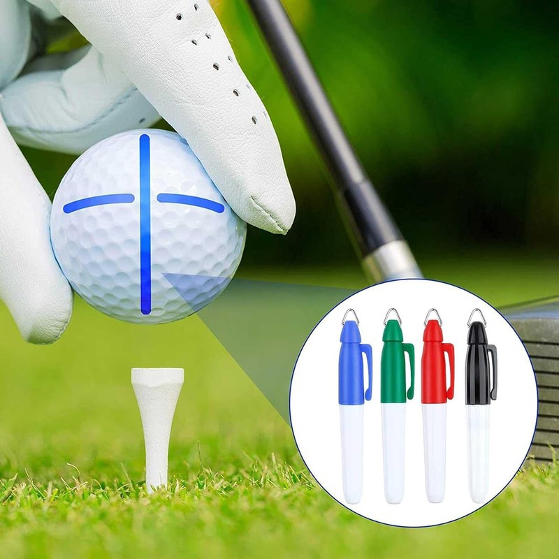 Phyxiul Golf Ball Line Marker 8-Piece Set Ball Line Marker