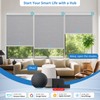 MANSNIX Smart Motorized Blinds with Remo324242 Blackout Electric Blind for