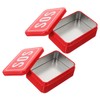 WHAMVOX Survival Box Set Metal Outdoor Tool Organizer Sealed Portable