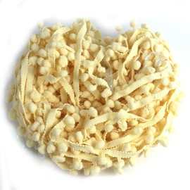 20 Yards Beige 10mm Pom Pom Trim Ball Fringe Ribbon Tassel Sewing Trim for Clothing DIY Crafts Home Decoration