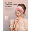 RENPHO Eye Massager w/Heat for Migraine Temple Eye Care Bluetooth