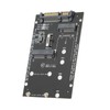 M.2 to SATA Converter Adapter, SATA M.2 + MSATA to