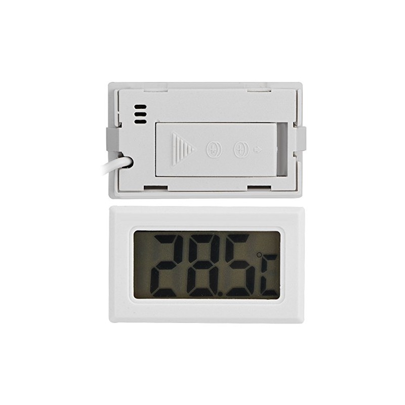 Zerone Termómetro Digital LCD para Congelador y Frigorífico, Multiusos, Alta