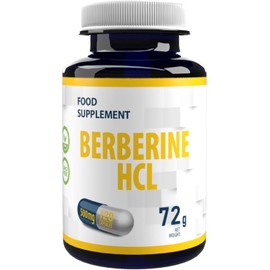 Berberine HCL 500 mg 120 Vegan Capsules, Laboratory Tested, High Dose