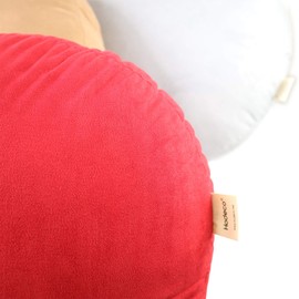 Hodeco Taro Pink Round Throw Pillows 16x16 Down-Like Polyester Filling Super Soft Elastic Circle Floor Pillow Fluffy Pillow 40cm Dia Decorative Round Cushion for Couch Office Living Bedroom, 1 Piece