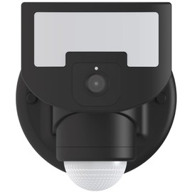 Outdoor Motion Sensor Tracking Floodlight WiFi Security LED Light Camera (Black) Versonel Nightwatcher VSL95 Robotic, 1080p, NO Monthly Fees, Free App, Alexa, Google Assistant, Smart Things, 32GB SD