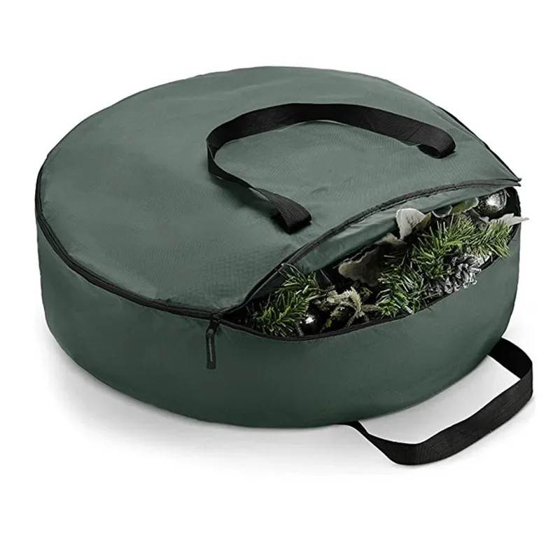 Large Christmas Tree Storage Bag 122x51x38cm – Foldable Black Oxford