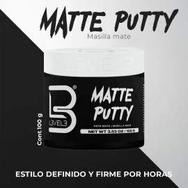Pasta Para Cabello Level 3 Putty Acabado Matte 100 Ml