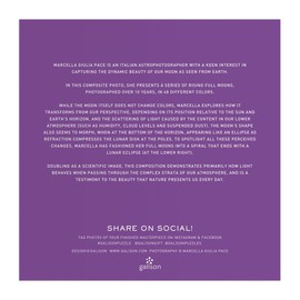 Galison Colors of The Moon 500 Piece Puzzle from Galison - 20" x 20" Puzzle, Photographic Imagery of The of The Moon, Thick & Sturdy Pieces, Fun and Challenging Activity for Adults