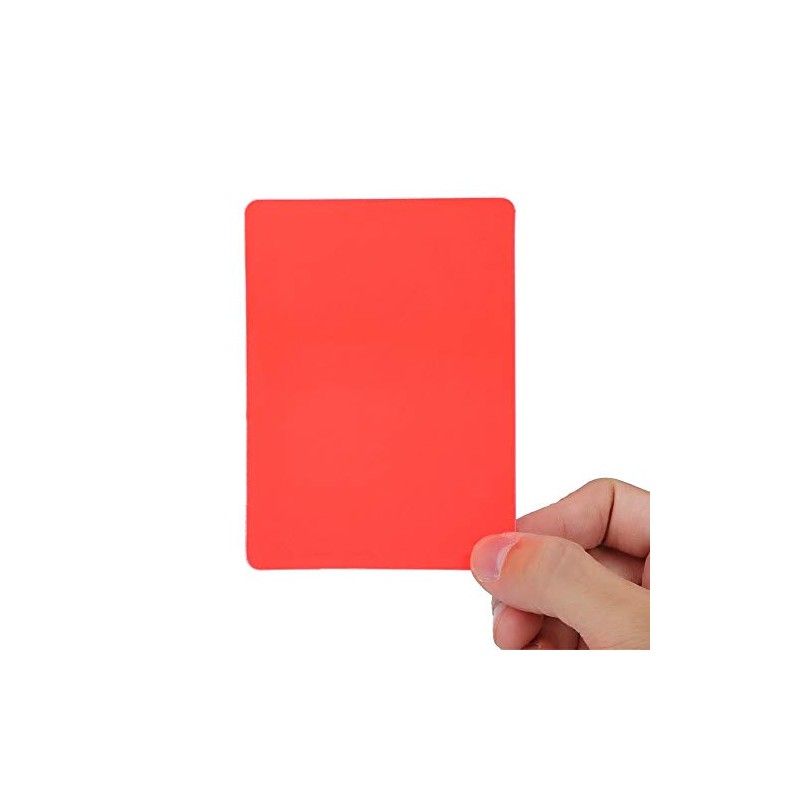 Soccer Referee Card, PVC Football Match Soccer Game Referee Notebook