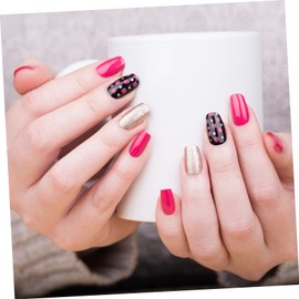 OHPHCALL Fake Nails Long False Nail Tips Easy Peel-off for Parties Home Manicure