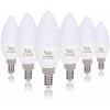 Simba Lighting [6 Pack] LED Candelabra B11 C37 Bulb 7W