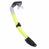 Durable Full Dry Swimming Diving Snorkel with Silicone Mouthpiece (yellow)