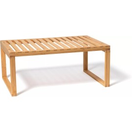Lipper International Bamboo Kitchen Cabinet Shelf for Organizing a Pantry
