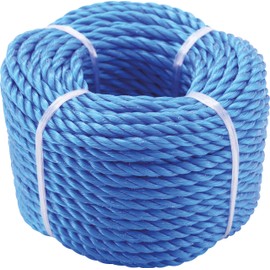 BGS Diy 80804 | Plastic Rope / All-Purpose Rope | 4 mm x 20 m | blue