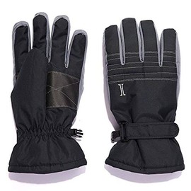 Igloos Men's Taslon C40/TR/WP Baggie Ski Glove, Anthracite/Monument, Large/X-Large