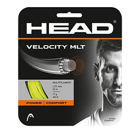HEAD Velocity MLT Tennis String (16, Yellow)
