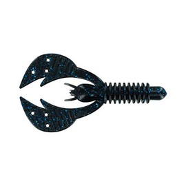 Big Bite Baits 375KMCRW-12 3.75" Kamikaze Craw, Blake Blue Flake, 6