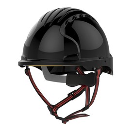 JSP EVO5 Dualswitch Industrial Safety And Climbing Helmet Vented Black (AKS270-001-100)