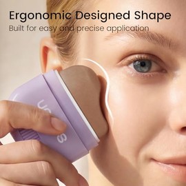 UNICOS Barra de contorno en crema, maquillaje ergonómico para esculpir con fórmula de crema a polvo, resistente al agua las 24 horas y al sudor, bronc