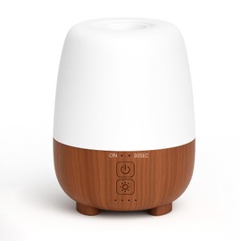 SEEDSEEL 150ML Rechargeable Battery Operated Essential Oil Diffuser, Portable Cordless Aromatherapy Diffuser,7-Hour Runtime with 7 LED Color Changing Lightsfor Home,Office,Outdoor