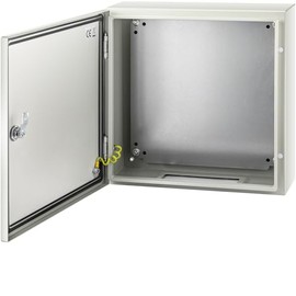 Happybuy NEMA Steel Enclosure, 16 x 16 x 6'' NEMA 4X Electrical Box, IP66 Waterproof & Dustproof, Indoor/Outdoor Junction Box with Mounting Plate