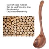 Gavigain Wooden Ladle 3 fl oz Long Handle Soup Spoon