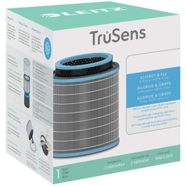 Leitz Trusens Allergy and Flu Replacement Anti-viral 3-in-1 HEPA Filter Drum, Mesh Prefilter, HEPA Filter, Carbon Filter, For Leitz Z-3000/Z-3500 Air Purifier Removes Odours and VOCs, 2415119