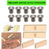CESFONJER 4mm Individual Dowel Markers, Marking Punch for Carpentry Dowels,