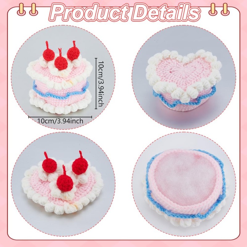 FREEBLOSS Crochet Set for Beginners Crochet Set Pastry Crochet for