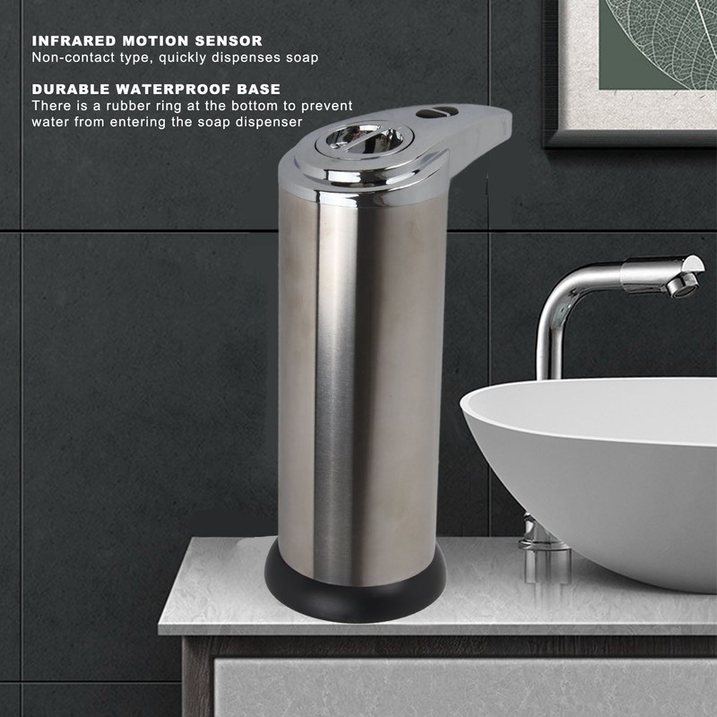 Automatic Induction Soap Dispenser Infrared Motion Sensor Bottle for Bathroom