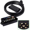 cciyu Heavy Duty 7 Way Plug Inline Trailer Cord with