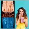 Weird Things Happy Birthday Banner Backdrop Photo Booth Props Flag