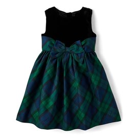 Gymboree,and Toddler Short Sleeve Dressy Special Occasion Dresses,Noelle Plaid,2T