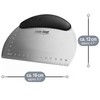 COM-FOUR® Premium Dough Spatula, Stainless Steel Dough Cutter with Plastic