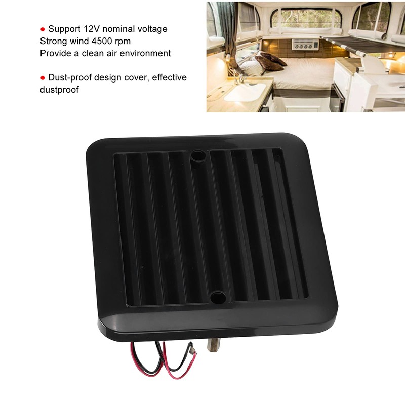Exhaust Fan, 18W Ventilation Extractor with Anti backflow Check Valve