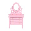 1:12 Scale Dollhouse Toilet Table High Simulation Wooden Miniature Dressing