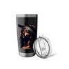 Black Jesus Cross African Christ Religious Stainless Steel Insulated Tumbler