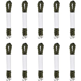 DALLEAN OD Green Elastic Boot Twist/Blouser Strap Boot Bands-10 Pack+