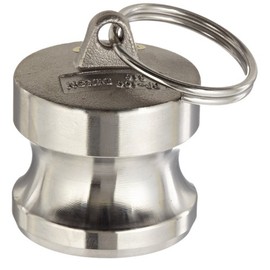 Dixon G100-DP-SS Investment Cast Stainless Steel 316 Global Type DP Cam and Groove Hose Fitting, Dust Plug, 1"