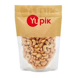 Yupik Smoked Cashews, 1 lb (16 oz), Kosher, Crunchy Seasoned Nuts, Unique Smoky Flavor, Source of Protein & Iron, Savory Snacks, Perfect for Parties, BBQ, Game Night